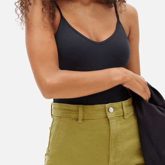 Everlane Tops - Everlane Charcoal Bodysuit